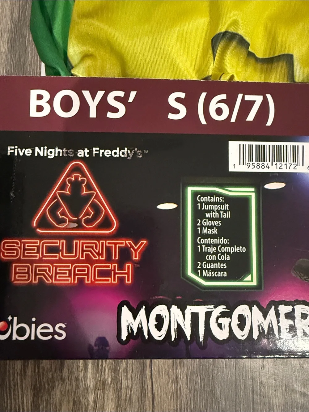 Montgomery Gator Five Nights at Freddy’s Boys' Halloween Costume Security Breach